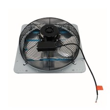 16 Inch Wall Mount Exhaust Fan Aluminum Blades Shutter 110-120V 90W Garage