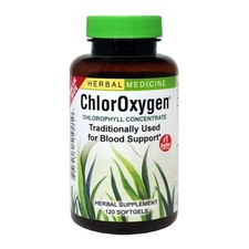 Herbs Etc. ChlorOxygen, Chlorophyll Concentrate Dietary Supplement, 120 Softg...