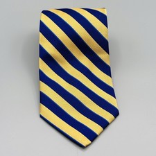 Brooks Brothers Makers Tie Repp Preppy Ivy League Academia Made USA 100 Silk