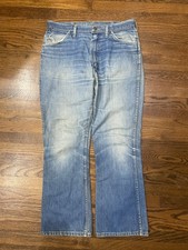 Vintage Wrangler Jeans 60s Prentice Zipper Actual 33x28.5 Made In USA