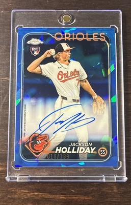 2024 Topps Chrome Update Series Sapphire Edition - Jackson Holliday Auto /199 