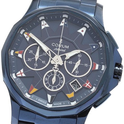 CORUM Admiral 42 A984/03797 Chronograph Navy Dial Automatic Men's Watch_944232