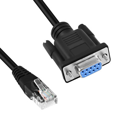 DB9 9PIN zu RJ45 Konsolenkabel, RJ45 Stecker zu DB9 9-Pin Buchse RS232 Serial Po
