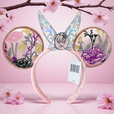 Disneyland Paris Disney Parks Exclusive Ears headband Pink Tinkerbell NWT Tink