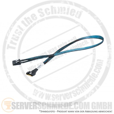 HP P55467-B21 Tri-Mode NVMe SAS SATA 8x SFF cable 1x SFF-8654 gerade to 2x SFF-8