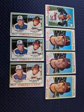 1978 Topps Nolan Ryan + 3 Record Breaker + 3 K Leaders Ungraded VG-Ex