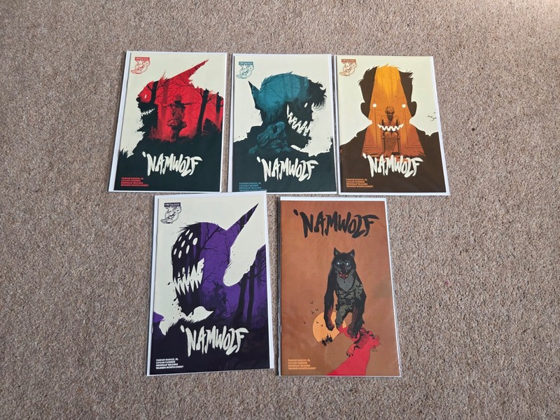Namwolf by Fabian Rangel Albatross #1-4 (+ #2 Mike Mignola variant)