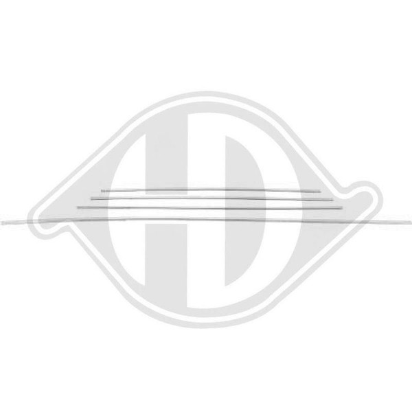 1X Zier /Schutzleistensatz KüHlergitter Diederichs 4234144 FüR Peugeot Unten-image