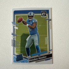 2023 Panini Donruss Optic Hendon Hooker Base Rated Rookie RC Detroit Lions #234
