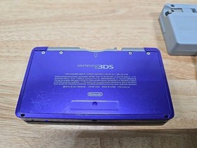RARE Nintendo 3DS BUNDLE Midnight Purple Console with 6 Games Tested And Working