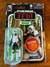 Star Wars Return Of The Jedi Biker Scout Retro Collection Figure - NEW