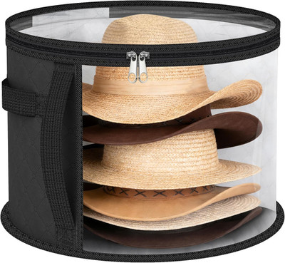 Extra Large Clear Hat Organizer for Travel and Wardrobe,Oversized Clear Hat