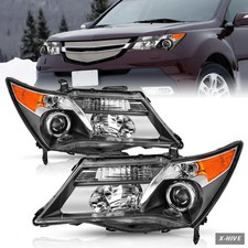 Oem Headlight Assembly Pair For Hidxenon 2007-2013 Acura Mdx Wo Adaptive Onl