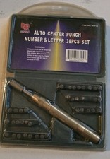 38-Pc. Letter/Number Metal Stamp Set New in Packaging