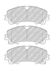 New Brake Pad Set, disc brake for INFINITI NISSAN RENAULT:Q50,ROGUE,QX50 II