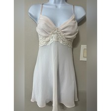 Secret Treasures Y2K Blush Lace Babydoll Camisole Top L Coquette Fairy