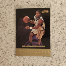 1996 The Score Board Allen Iverson PPF Gold #179 Rookie RC Sixers 