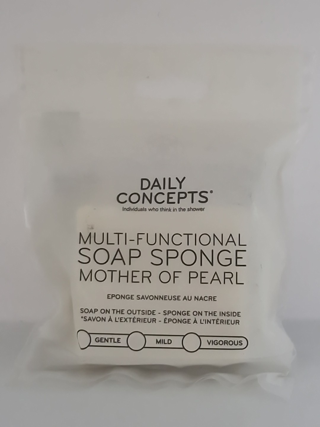 Daily Concepts Soap Sponge Multi-Functional MOTHER OF PEARL Cleansing Bar Vegan