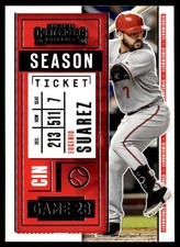 2020 Panini Contenders Season Ticket Eugenio Suarez Cincinnati Reds #10