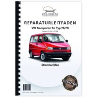 VW Transporter T4 1995-1998 Schaltplan Stromlaufplan PläNe Werkstatthandbuch