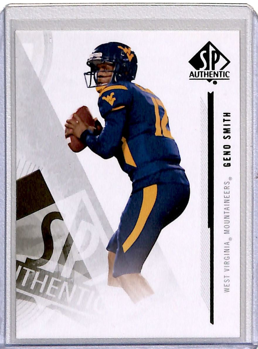 2013 SP Authentic Geno Smith RC West Virginia Mountaineers #4