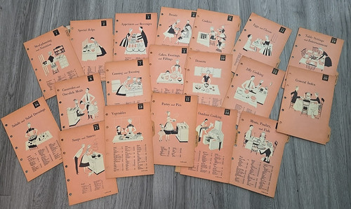 20 VINTAGE Better Homes Cookbook ART MOM FAMILY KITCHEN COOKING IMAGES CRAFTING