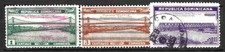 Dominican Republic 1935 Ramfis Bridge 3 x Values Used