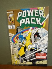 Power Pack #41 Marvel Comics  1988 Against the Gunrunners  8.0