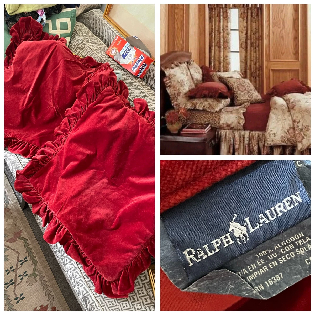 Ralph Lauren European Pillow Shams for sale | eBay