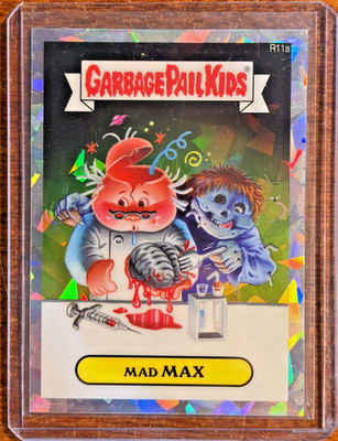 MAD MAX #R11a Topps Garbage Pail Kids Card 2014 Chrome Series 2 Atomic Refractor