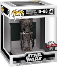 Funko POP! Deluxe: Star Wars Bounty Hunter IG-88 metálico