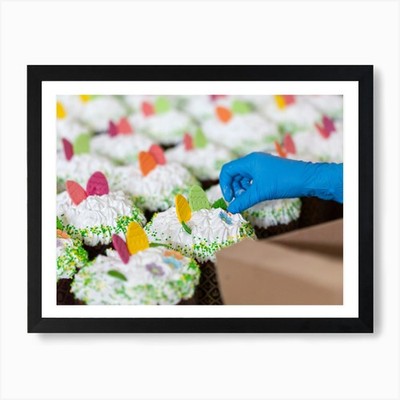 Ostern Cupcakes 8 Kunstdruck gerahmt Wandbild Poster Leinwanddruck Bild