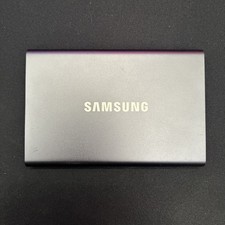 Samsung Portable T7 USB 3.2 Gen 2 1TB External Solid State Drive Gray Low Hours