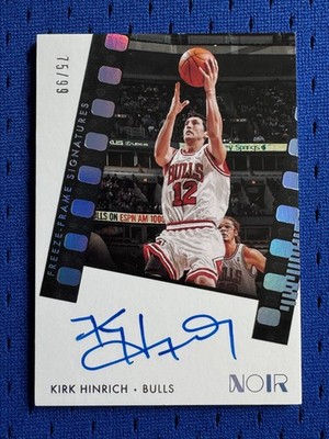 2021-22 Panini Noir - Kirk Hinrich Auto /99