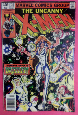 X men 130 1st  Dazzler  Bronze Age  1980 VG