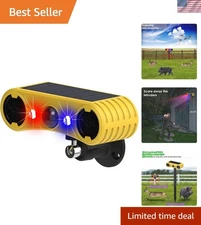 Outdoor Motion Alarm with 13 Sounds and Strobe Light - Ultimate Intruder Defense