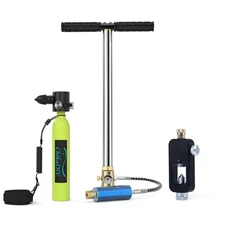Scuba Equipment - 0.5L Portable Oxygen Tanks, Underwater Breathing Device, Lu...
