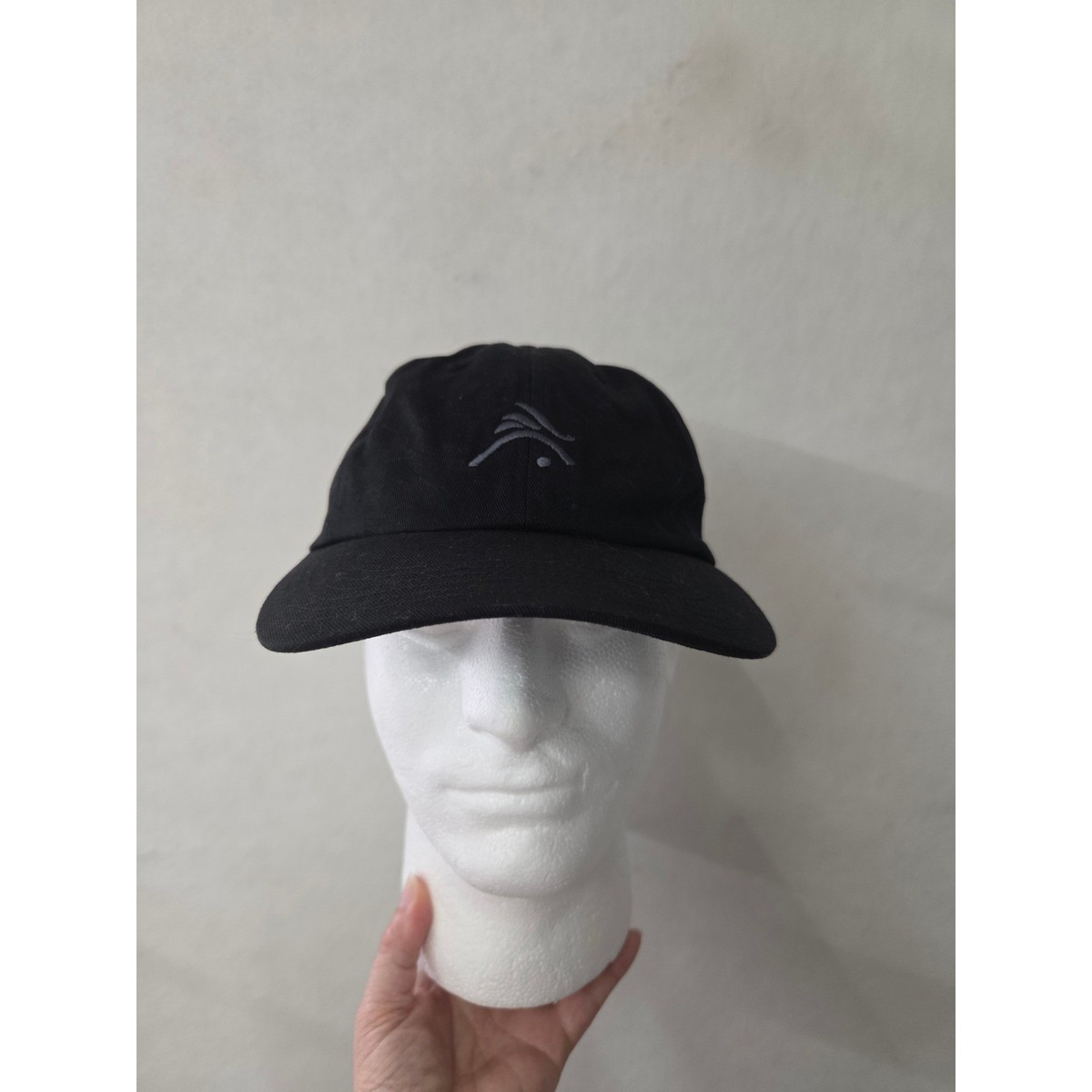 Richardson Model R65 Hat Mens OSFM Black Cotton Embroidered Dad Cap Aviagen Logo View 5