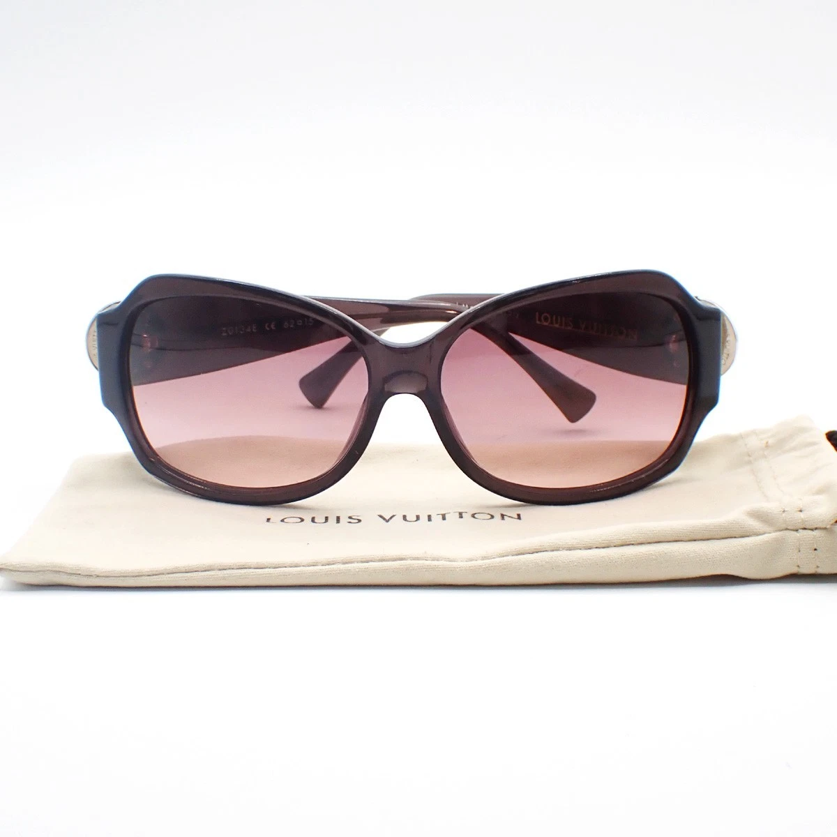 Louis Vuitton Brown Plastic Frame Sunglasses for Women for  display picture 2