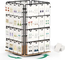 360 Rotating Earring Display Stands for Vendors,Jewelry display Rack for Selling