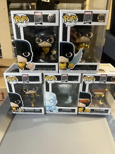Funko Pop! X-Men Original Class Cyclops, Marvel Girl, Beast, Iceman, Angel 🔥🔥