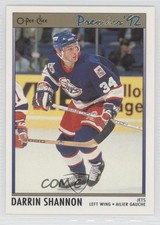 1991-92 O-Pee-Chee Premier Darrin Shannon #146 0a7
