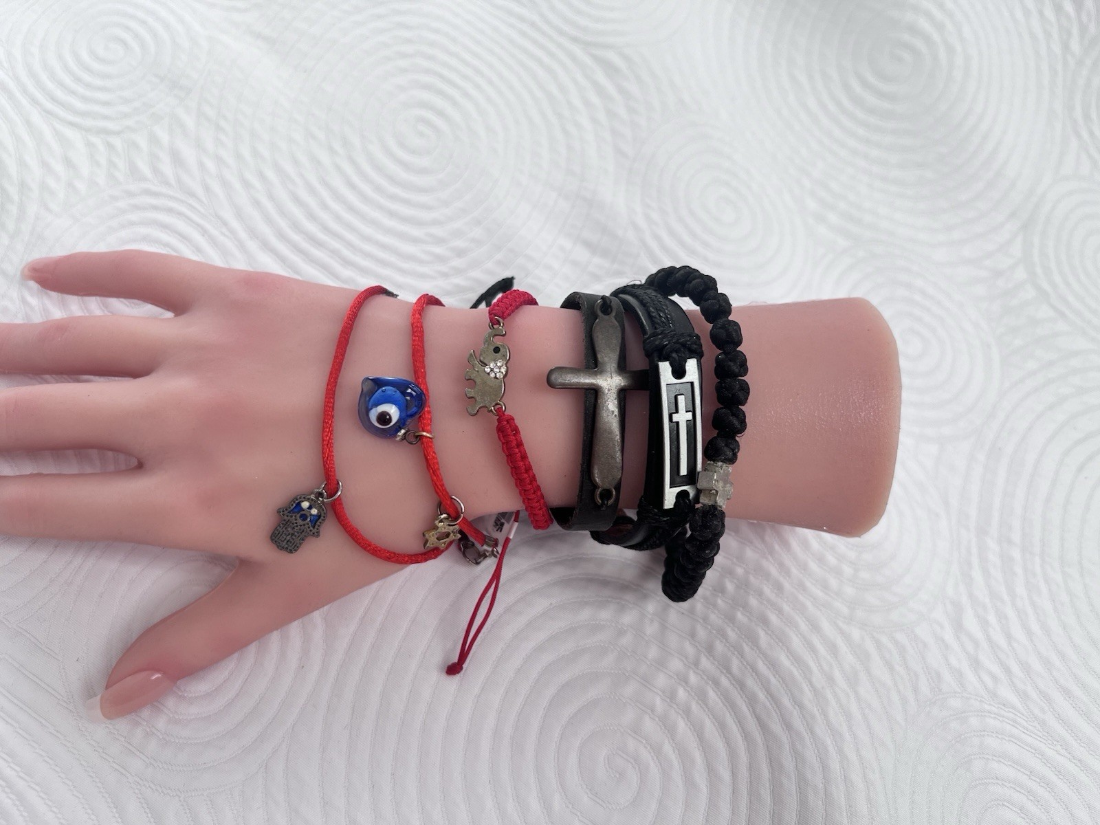 Braided Beaded Adjustable Religious Bracelets Boh… - image 3