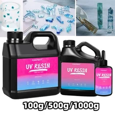 UV Resin 100g/500g/1000g Hard High Gloss UV Cure Epoxy Resin Crystal Art DIY