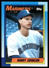 Randy Johnson 1990 Topps #431 Mariners MLB READ FREE SHIPPING AutographDen