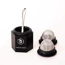 Carbon By Charlie POWdER Grinder Precision Luxury Mesh Spice Grinder