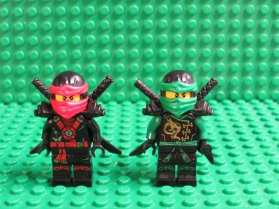 Lot 2 Lego Ninjago Minifigures Lloyd Skybound 70593 Kai Deepstone 70735 CR64