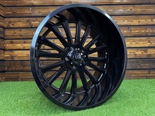 4X R22" 5X139.7 V-Rock VR11X Style Gloss Black Wheels: Fits For Dodge, Chrysler