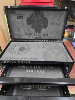 John Wick/ Baba Yaga Min Tool Box Custom Laser Engraved