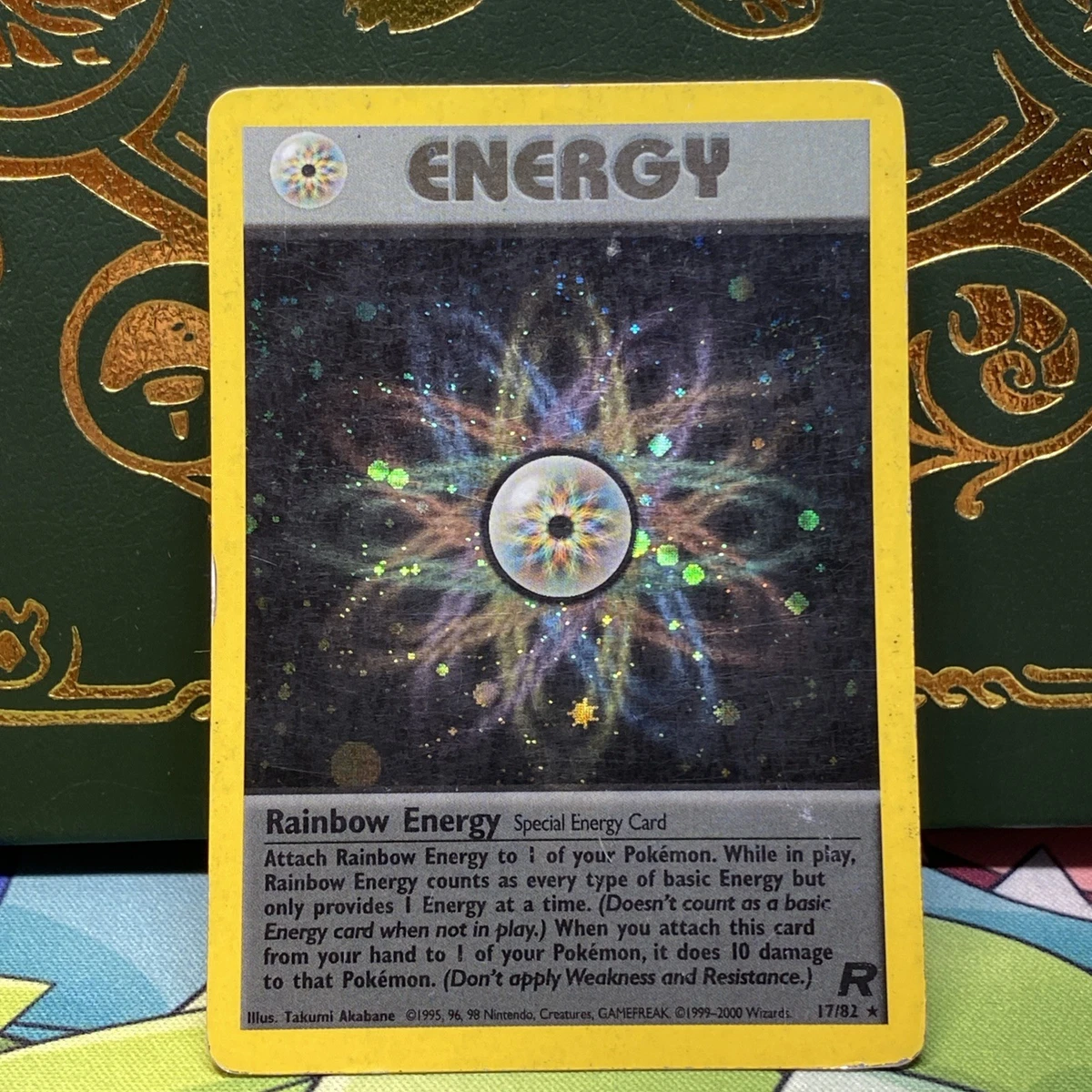 rainbow energy pokemon card value Pokemon Card Rainbow Energy Holo Old Back Nintendo Near MINT Japanese main image 0